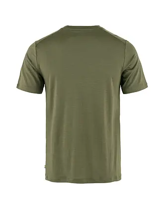 FJÄLLRÄVEN | T-shirt de sport homme Abisko Wool | olive
